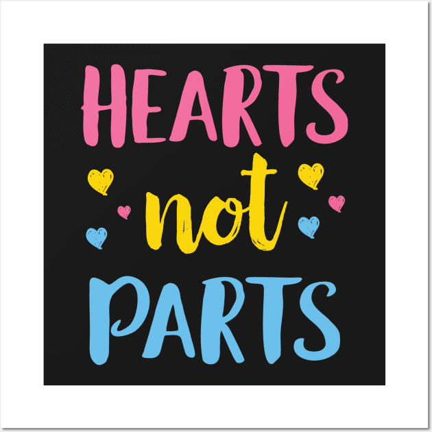 Hearts Not Parts Wall Art by Eugenex